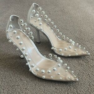 Betsey Johnson Pearl Heels
